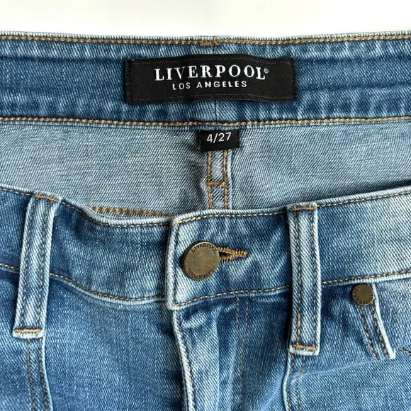 LIVERPOOL‎ Los Angeles Stretch Denim Mini Skirt in Nashville Size 27 / 4 - Picture 7 of 7